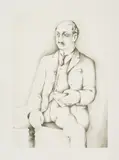 Richard Hamilton, Leopold Bloom, 1983, Soft-ground etching and aquatint with roulette and engraving, on Rives paper, with full margins