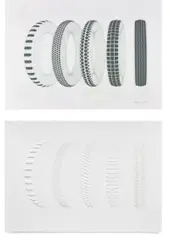 Five Tyres Remoulded by Richard Hamilton, 1971, The complete set of 8 works including seven screenprints in black, on frosted mylar (superimposed on each other), and on, sold Jun 2018