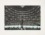 Richard Hamilton, La Scala Milano, 1968, Photo-etching and screenprint in colours, on mould-made etching paper, with full margins