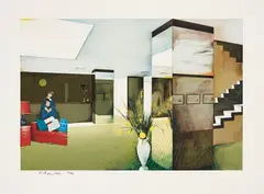 Lobby by Richard Hamilton, 1984, Collotype and screenprint in colours, on Ivorex paper, with full margins, offered Jun 2018