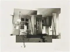 Berlin Interior by Richard Hamilton, 1979, Photogravure, engraving and hard-ground etching with roulette, aquatint and burnishing, on BFK Rives paper, with full ma, sold Jun 2018