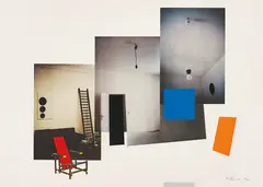 Interior with Monochromes by Richard Hamilton, 1979, Collotype and screenprint in colours, on Ivorex paper, the full sheet, sold Jun 2018