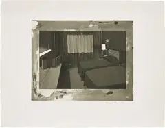 Motel I by Richard Hamilton, 1979, Soft-ground etching with open-bite and step-bite aquatint, burnisher and scraper, on BFK Rives paper, with full margins, sold Jun 2018