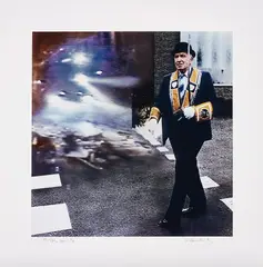 The Apprentice Boy by Richard Hamilton, 1988, Dye-transfer print in colours, on dye-transfer paper mounted to Archivart board (as issued), with full margins, sold Jun 2018
