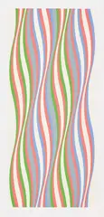 Red Dominance by Bridget Riley, 1977, Screenprint in colours, on BFK Rives paper, with full margins, sold Jun 2018