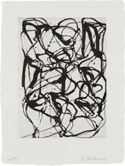 Han Shan Exit 1 by Brice Marden, 1992, Etching and aquatint, on handmade Twinrocker paper, with full margins, sold Jun 2018