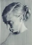 John Currin, Rachel as the Hag, 2003, Giclée print on tracing paper to Somerset Velvet support, the full sheet