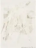 Robert Rauschenberg, Untitled, from Hommage à Picasso, 1973, Offset lithograph with screenprint in colours, on Arches paper, the full sheet