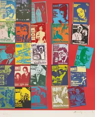 Bunte by Andy Warhol, 1984, Screenprint and offset lithograph in colours, on Rives paper, the full sheet, sold Jun 2018