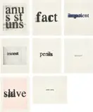 Christopher Wool and Richard Hell, Pyschopts: eight prints, 2008, Eight screenprints in colours, on Saunders Waterford paper, with full margins, with colophon, the sheets loose (as issued) contained in the original grey fabric-covered portfolio