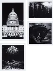 From 'Charcoal' by Robert Longo, 2017, The complete set of four Ditone prints, on Hahnemühle Photo Rag Ultra Smooth paper, with full margins, the sheets loose , sold Jun 2018