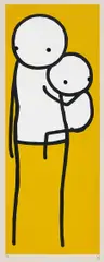 Stik, Single Mum, 2011, Screenprint in colours, on buff Somerset paper, with full margins