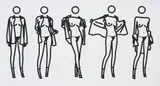 Woman Taking Off Man's Shirt in Five Stages by Julian Opie, 2004, Screenprint, on Fedrigoni Sirio paper, with full margins, sold Jun 2018