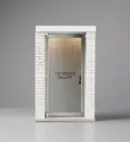 Maurizio Cattelan, The 1:6 Scale Wrong Gallery, 2006, Multiple comprising wood, brass, steel, aluminium, resin, plastic, glass and electric lighting, with accompanying copy of the Wrong Gallery Times , all contained in the original cardboard box