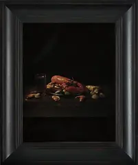 Mat Collishaw, Last Meal on Death Row: Allen Lee Davis, 2012, Digital transfer print in colours, on goatskin parchment, with full margins