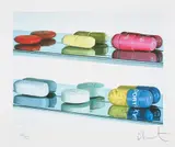 Six Pills by Damien Hirst, 2004, Inkjet print in colours, on wove paper, with full margins, sold Jun 2018