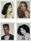 Bianca Jagger, Jerry Hall, Grace Jones, Diane von Fürstenberg by Andy Warhol, 1974-1984, Four unique Polaroid Polacolor Type 108 prints, sold May 2018