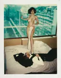 Helmut Newton, Marie Christine in a room in the Paris Hilton