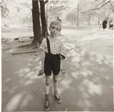 Diane Arbus, Child with a toy hand grenade in Central Park, N.Y.C., 1962, Gelatin silver print, printed later by Neil Selkirk