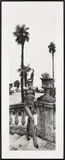 Helmut Newton, Panoramic Nude with Gun, Villa d'Este, Como, 1989, Gelatin silver print, flush-mounted