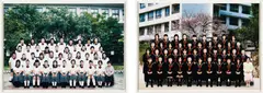 Tomoko Sawada, School Days, 2004, Chromogenic diptych, each flush-mouted