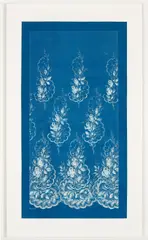 Calavas Frères, Lace, 1875-1890s, Unique cyanotype photogram