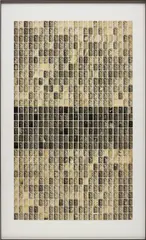 Bruno V. Roels, A Palm Tree is A Palm Tree is A Palm Tree (672 Tiny Explosions), 2015, Unique work, comprising 672 gelatin silver prints mounted to board