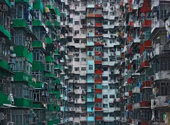 Michael Wolf, Architecture of Density #119, 2009, Chromogenic print, flush-mounted