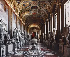 Massimo Listri, Galleria delle Statue, Museo Pio Clementino, Musei Vaticani X, 2011, Chromogenic print, flush-mounted