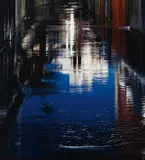Naoya Hatakeyama, River Series/Shadow #68, 2002, Chromogenic print
