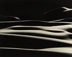 Kurt Markus, Dunes QQ, Namibia, 2002, Toned gelatin silver print