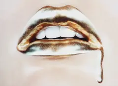 Miles Aldridge, Bold Gold #2, 2006, Chromogenic print, flush-mounted