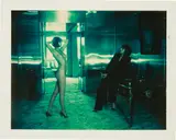 Prunella and Sylvie on the Quai d'Orsay for Playboy, Paris by Helmut Newton, 1977, Unique Polaroid print, sold May 2018