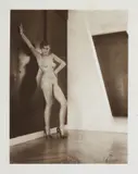 Sylvia in my studio, Paris by Helmut Newton, 1981, Unique Polaroid print, sold May 2018