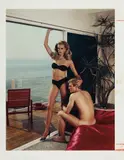 Daryl Hannah for U.S. Vogue, Malibu Beach, California by Helmut Newton, 1984, Unique Polaroid print, sold May 2018