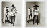 French Vogue, Paris by Helmut Newton, 1996, Two unique Polaroid prints, sold May 2018