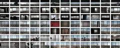 Mikhael Subotzky and Patrick Waterhouse, Windows, Ponte City, 2008-2010, Unique polyptych, comprising 84 archival pigment prints, printed 2018