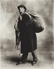 Irving Penn, Rag and Bone Man, London, 1950, Platinum palladium print, printed 1967