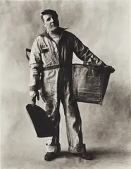 Irving Penn, Coal Man, New York, 1951, Platinum palladium print, printed 1967