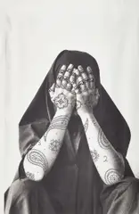 Shirin Neshat, Stripped, 1996, Gelatin silver print with ink