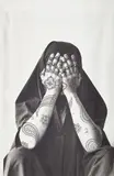 Shirin Neshat, Stripped, 1996, Gelatin silver print with ink