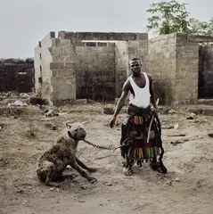 Jatto with Mainasara, Ogere-Remo, Nigeria from The Hyena & Other Men by Pieter Hugo, 2007, Chromogenic print, flush-mounted, sold Nov 2018