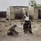 Pieter Hugo, Jatto with Mainasara, Ogere-Remo, Nigeria from The Hyena & Other Men, 2007, Chromogenic print, flush-mounted