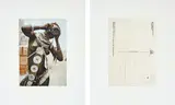 Anne Collier, Woman With A Camera (Postcard, Verso Recto), 2013, Chromogenic diptych, each flush-mounted