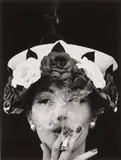 Hat + 5 Roses, Paris (Vogue) by William Klein, 1956, Gelatin silver print, printed later, sold Nov 2018