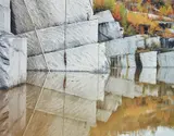 Edward Burtynsky, Rock of Ages #2, Granite Quarry, Bebee Quebec, Canada