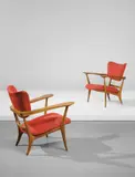 Ico Parisi, Pair of rare armchairs