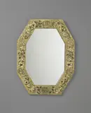 'Fiori e Cammei' mirror by Piero Fornasetti, circa 1950, Lithographic transfer-printed wood, mirrored glass, offered Apr 2018