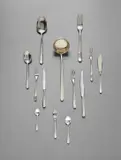 Luigi Caccia Dominioni, 'Caccia' flatware setting for twelve