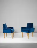 Jean Royere, Pair of armchairs